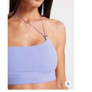 BANDIER Active Top One Shoulder Strap‎ Athleisure Lavender Purple Size: Medium